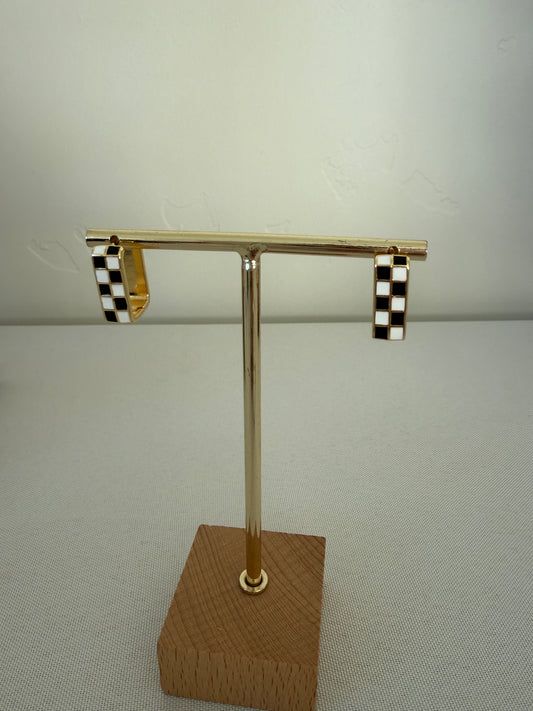 Black Check 2.0 Hoop